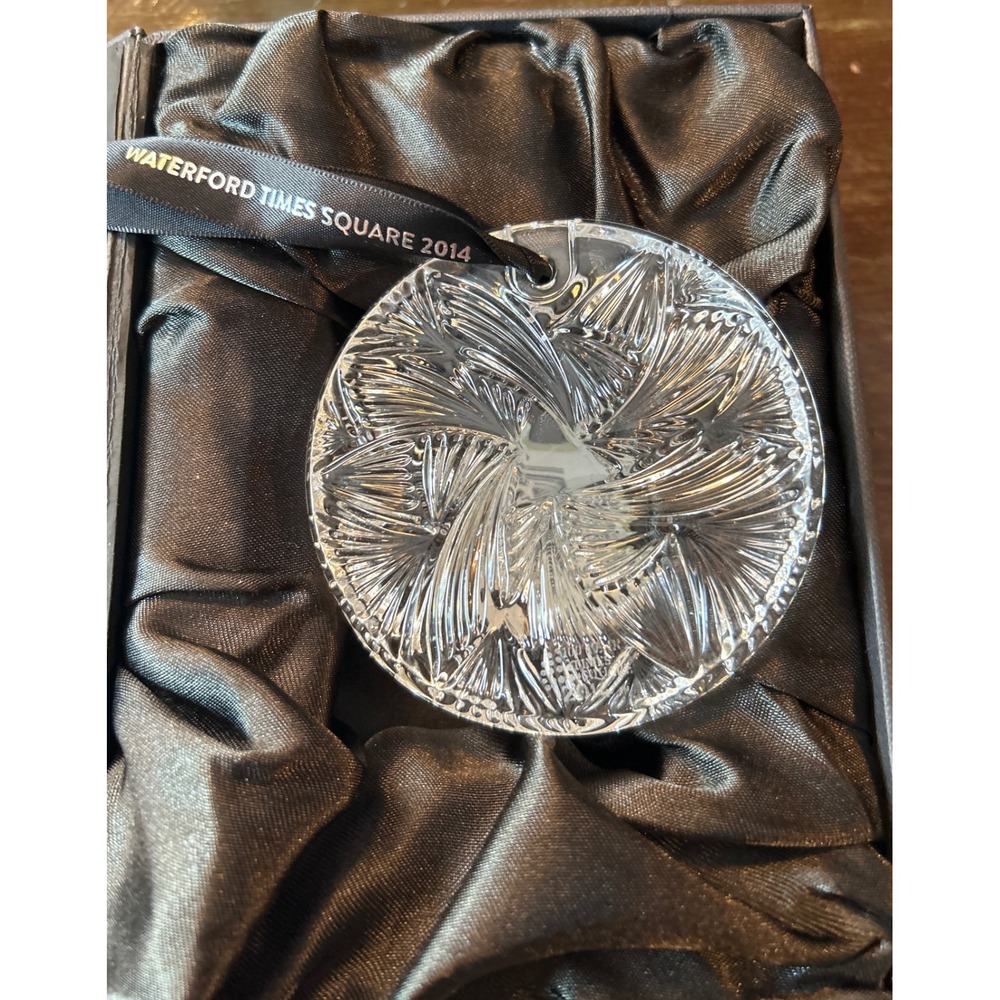 Waterford Times Square 2014 Crystal Ornament New Years Eve Ball Imagination Disk